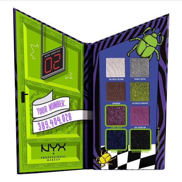 NYX Professional Makeup x Beetlejuice “Color for the Recently Deceased” Palette - Picture 4 of 15